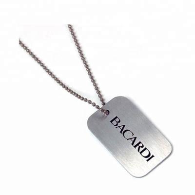 China Cross Split Personalized Metal Dog Tags For Man Necklace Corrosion Resistance for sale