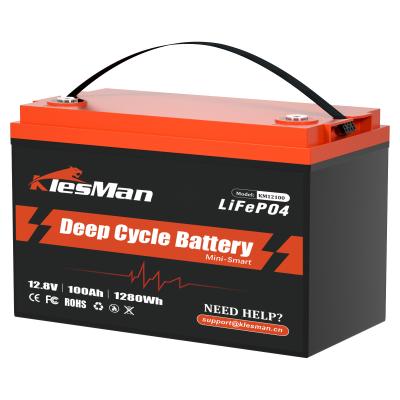 China 1000mAh LiFePO4 Rv Batería de hierro de litio Batería LiFePO4 2000 Vida útil del ciclo en venta