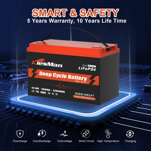 Quality 1000mAh LiFePO4 Rv Battery lithium iron LiFePO4 battery 2000 Cycle Life for sale