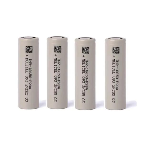 Quality Drone Battery Cells Molicel P28A 2800mah Rechargeable INR18650 Lithium Ion for sale