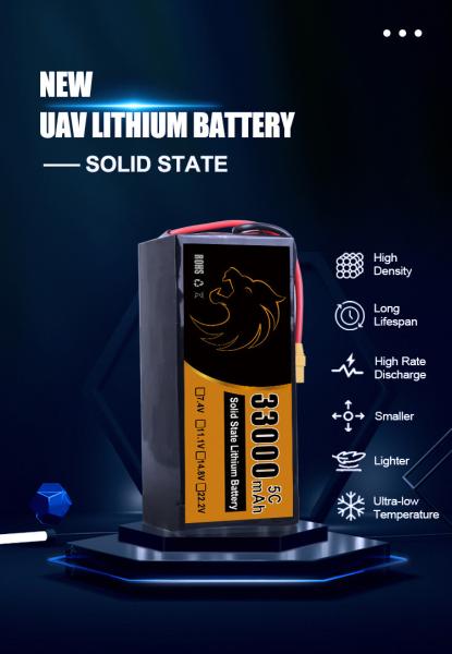 Quality Long battery life Solid State Drone Batteries for UVA drone for sale