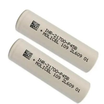 China Large Stock Molicel Drone Battery Cells P45b INR21700 for FPV Drone en venta