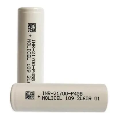 China Hot Selling Molicel P45b 3.7V Rechargeable Li-ion Battery Cell en venta