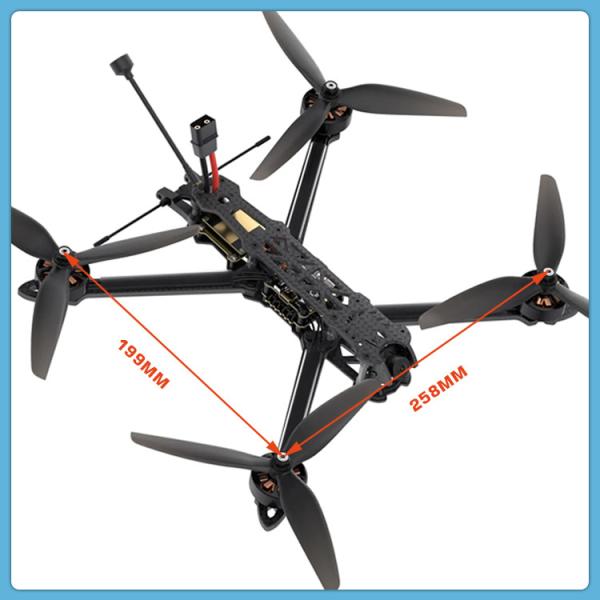 Quality FPV Drone 7/10/13 Inches Payload 2Kg-6.5Kg 20Km FPV Racing Drone Kit with for sale