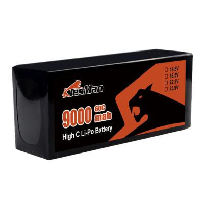 中国 6S 22.2V lipo battery Klesman 9000mAh UAV drone batteries battery fpv xt60 販売のため