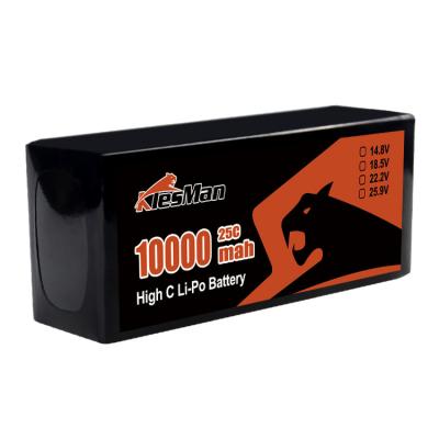 China Klesman 22.2V 6S1P 50C Lithium Polymer FPV Drone Battery for sale