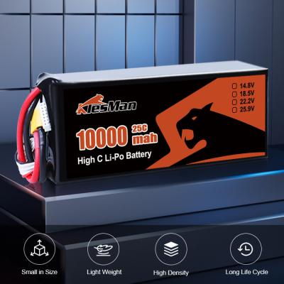 China New Arrival Smart Drone Battery 10000mah Lipo Battery 22.2V Agricultural Drone Battery for sale