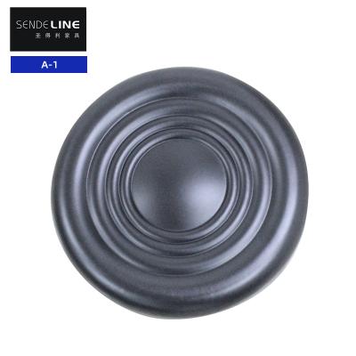 China PU Leather Sponge Lift Chair Accessories Beauty Salon Round Bar Stool Seat Cushions for sale