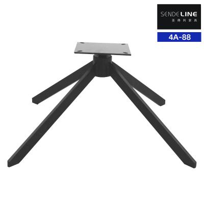 China Four Legged Sofa Office Chair Base Replacement Black Color Diameter 700mm for sale