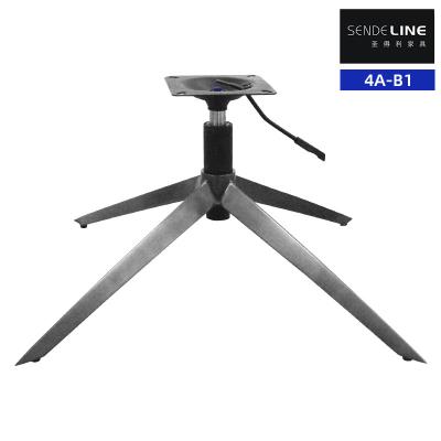 China Titanium Plated Office Chair Base Replacement Five Star Metal Swivel Chair Base for sale