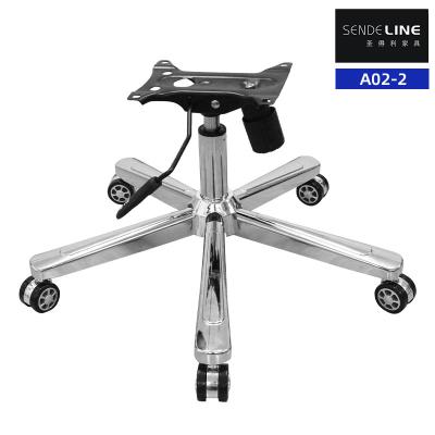 China Electroplated Swivel Chair Replacement Parts Five Star Office Chair Base Leg for sale