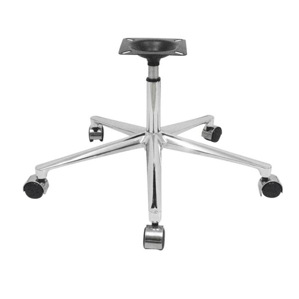 Quality Stylish Black Office Chair Aluminum Base Height Adjustment With Metal Frame for sale