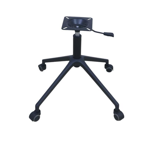 Quality Matte black Office Chair Metal Base Height Adjustment Modern Style for sale