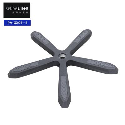 China Dia 750mm Office Chair Swivel Base Five Star Foot Plastic Chair Legs Bifma 1136KG for sale