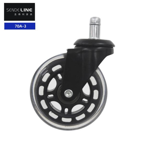 Quality Metal Office Chair Wheel Replacement 75mm Medical Swivel Chair Wheel Replacement for sale