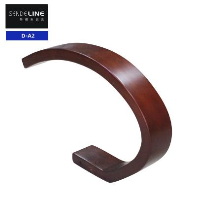 China Silla ajustable de madera maciza para reemplazo de reposabrazos marrón rojo para el hogar en venta