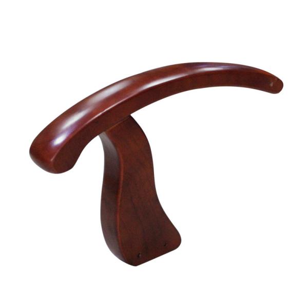 Quality Modern Wooden Armrest Replacement For Office Chair Reddish Brown Standard Height for sale