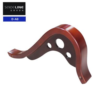 China Reddish Brown Wooden Chair Armrests Easy Installation Removal For Home / Office for sale