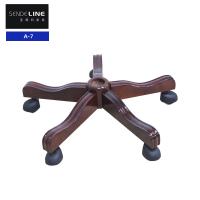 Quality Five Star Wooden Replacement Chair Base Large Class Office Chair Accessories for sale