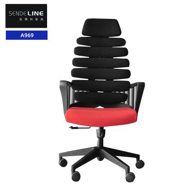 China Moda Ergonomic Mesh Silla de oficina de personal negro silla giratoria para estudiantes en venta
