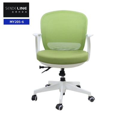 China Cadeira giratória de escritório ajustável simples de esponja Cadeira giratória de estudante com rodas à venda