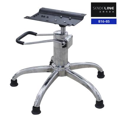 China Steel Structure Five Star Barber Chair Base Assembly Salon Chair Base Plate for sale