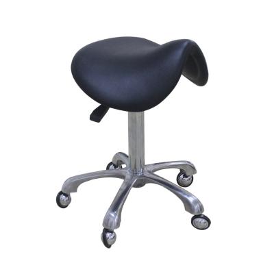 China PU Saddle Seat Cushion Barber Dentist Swivel Bar Stool Cushions Swivel Chair Spares for sale