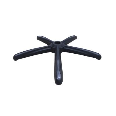 Chine Chaise de bureau en nylon noir de 700 mm, base pivotante avec support lombaire et roulettes à vendre