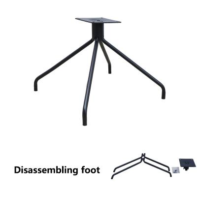 China Modern Assemble Office Chair Metal Base Replacement Black 3.25kg Metal Base For Office Chairs for sale