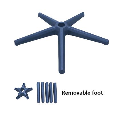 China Desmontaje de fábrica Nylon ha pasado la prueba de Bifma Silla de oficina con base giratoria Modelo de pie extraíble negro en venta