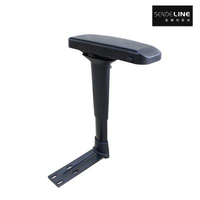 China Silla de oficina Sendeline 4D Reposición de reposabrazos Diseño ergonómico Instalación fácil Elevador ajustable Negro en venta