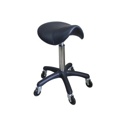 China Enhanced Silent Wheel 75mm BIFMA Test Black Saddle Chair Beauty Salon, Dentist's Chair for sale