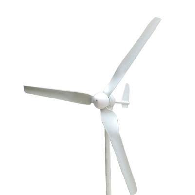 China Pequeña turbina de viento horizontal blanca para el uso en el hogar 600W 800W 1000W 12V 24V 48V en venta