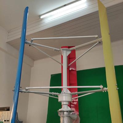 China Low Starting Torque H Vertical Wind Turbine 5KW Small Vertical Axis Wind Turbine for sale