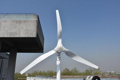 中国 3刃のヨットの風のタービン・ジェネレーター24Vの横の軸線の風力発電機 販売のため