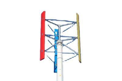 China 10KW H Vertical Wind Turbine Vertical Axis Wind Generator 3 Blade for sale