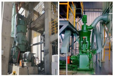 China Máquina de pulido del molino de la bentonita vertical grande de la salida para la baritina del mineral en venta