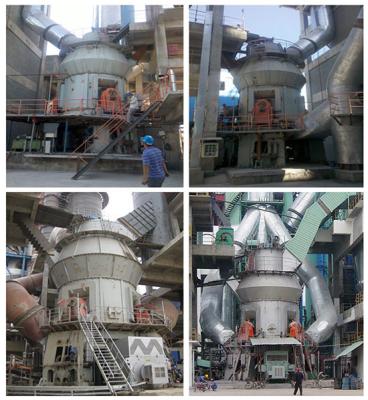 China HVM Style Dust Free Energy Efficient Cement Raw Meal Vertical Mill 100t/H for sale