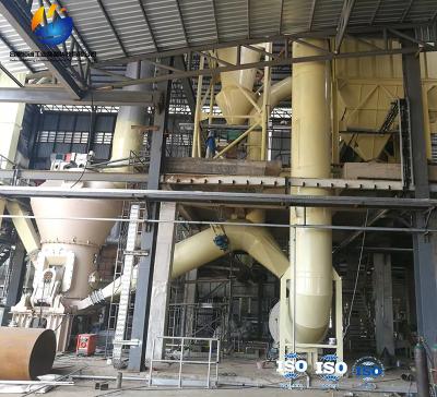 China Línea de producción de polvo de molino vertical de calcita. en venta