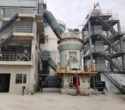 China Ultrafijne verticale molen kalksteen aggregaat productielijn grondstof verticale molen Te koop