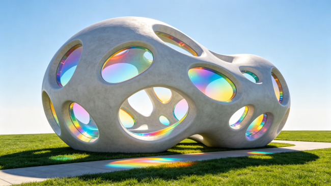 Custom Size Outdoor Weather-Resistant FRP Sculpture with Dynamic ...