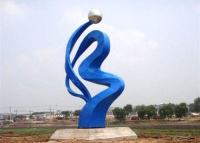 Chine sculpture en acier en acier inoxydable Corten de grand en métal 3D de parc décor de jardin à vendre
