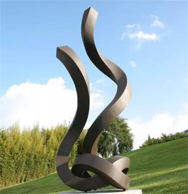China Large Modern Garden Abstract Metal Sculptures Outdoor SS 304 316 for sale