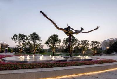 Китай Большое подгонянное коррозионностойкое бронзовой скульптуры танцора сада продается