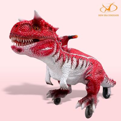 Китай Катят 3, который езда автомобиля динозавра на парке динозавра развлечений едет продается