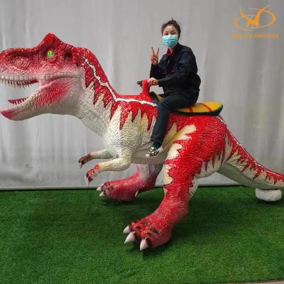 China Drei fahrbare Dinosaurier-Auto-Fahrt auf realistische elektrische Fahrt auf Dinosaurier zu verkaufen