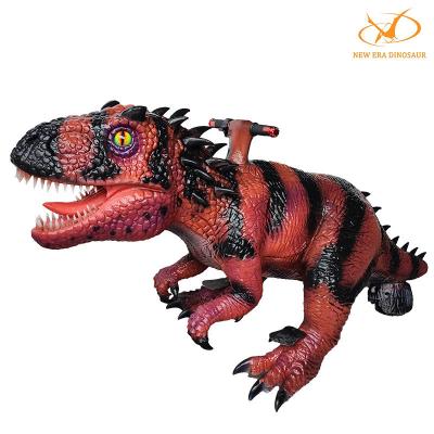 Китай Езда динозавра реалистического динозавра детей Animatronic, который катят электрическая на автомобиле продается