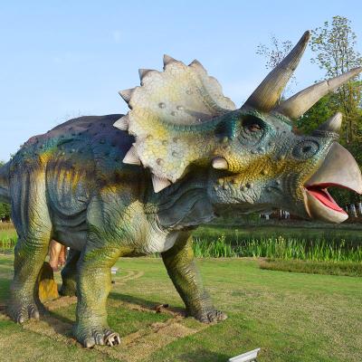 China Estatua Animatronic del dinosaurio del gigante de la prueba del tiempo para la yarda modificada para requisitos particulares en venta