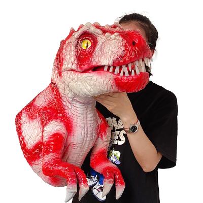 China Marioneta de mano linda viva del Velociraptor de la mano de la marioneta del dinosaurio del bebé en venta