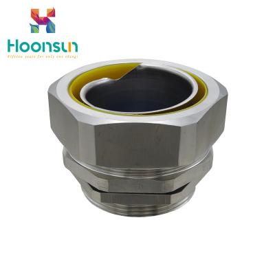 China Chromium Plated Brass Pipe Fittings IP65 Waterproof With Stainless DPJ for sale